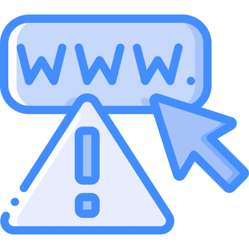 Warning warning cursor pointer icon