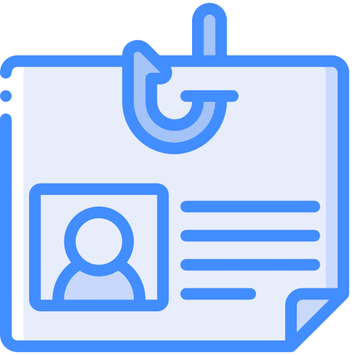 Personal information password stealing security icon