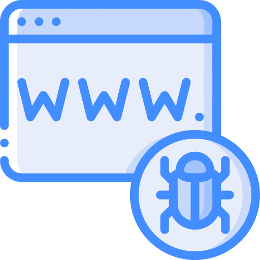 Browser error alert url icon
