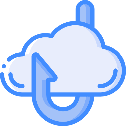 Cloud personal information malware phishing icon