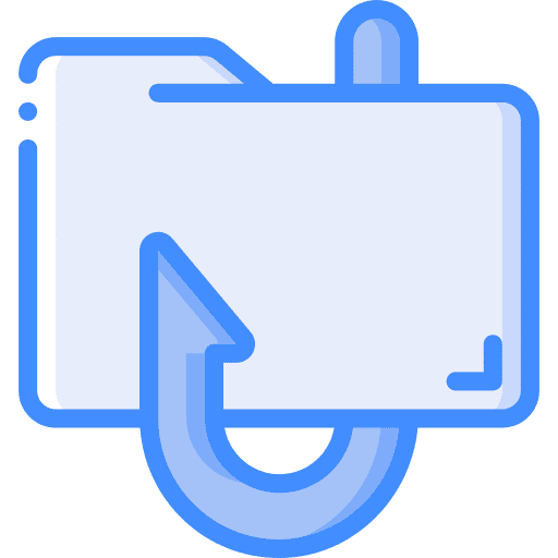 Folder spyware steal phishing icon