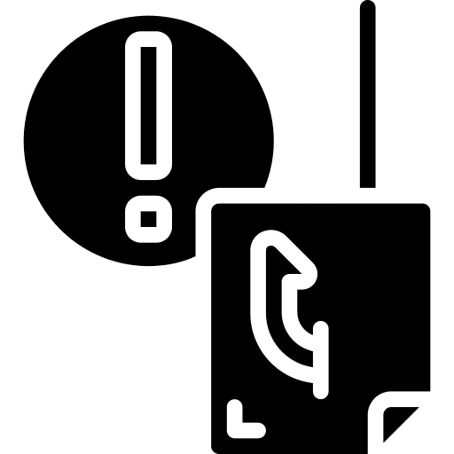 Alert phishing stealing personal information icon