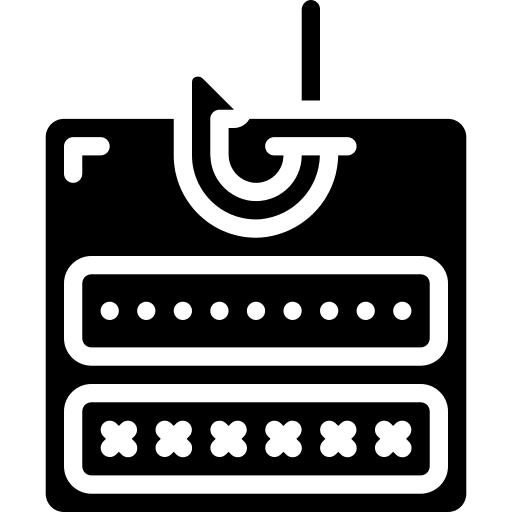 Login malware personal information user interface icon