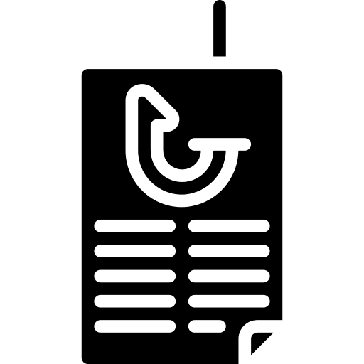 Document steal stolen password icon