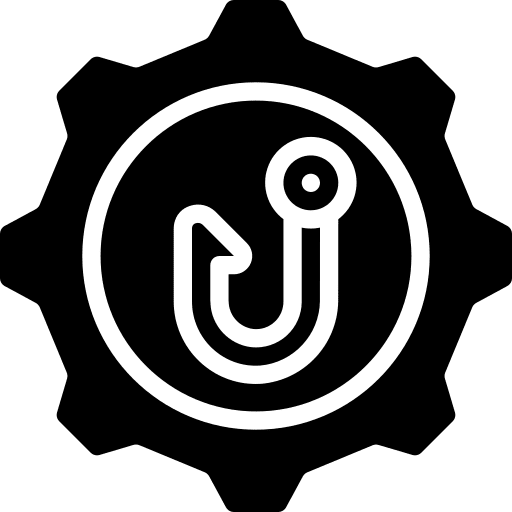 Gear bait security malware icon