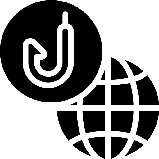 Internet internet stealing phishing icon