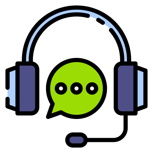 Call center communications call center agent assistance icon