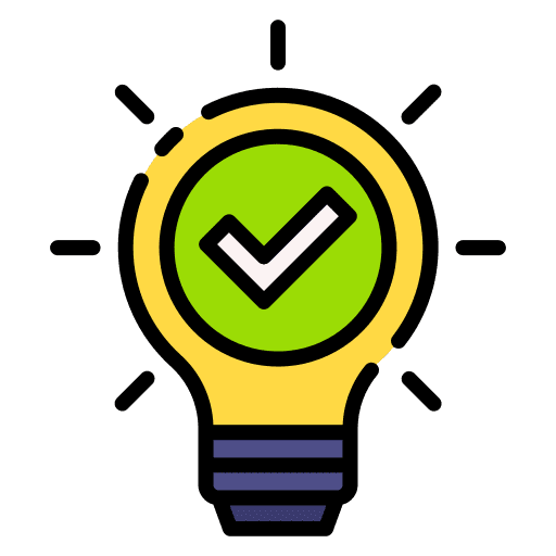 Idea good technology check icon