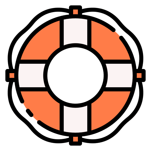 Life buoy life preserver help security icon Life buoy life preserver help security icon