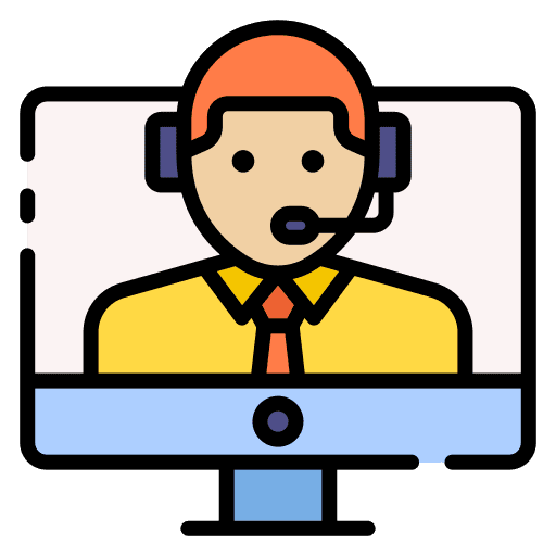 Online support customer service communications computer icon Online support customer service communications computer icon