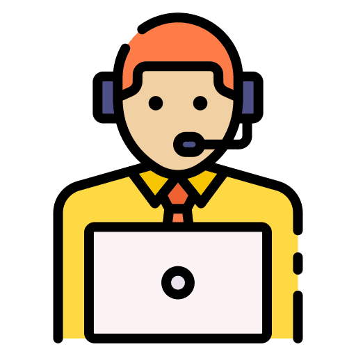 Technical support laptop client support professions and jobs icon Technical support laptop client support professions and jobs icon