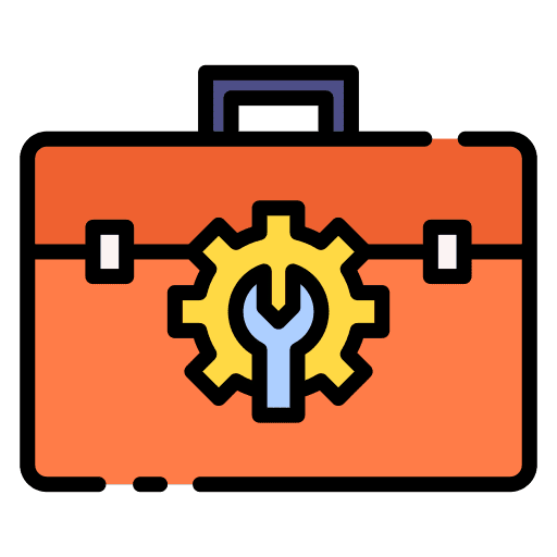 Toolbox repair tool carpentry repair kit icon Toolbox repair tool carpentry repair kit icon
