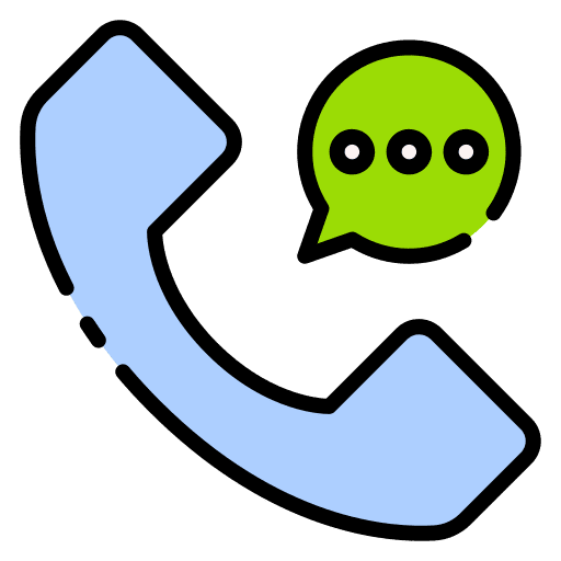 Customer support telephone information phone call icon Customer support telephone information phone call icon