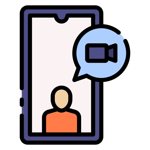 Video calling video call speech bubble communications icon Video calling video call speech bubble communications icon