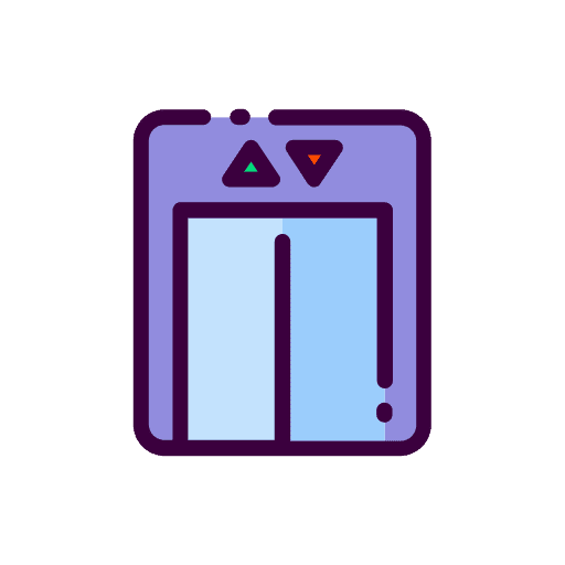 Elevator elevator hotel service up icon
