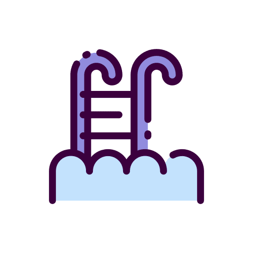 Swimming pool holidays ladder swimming pool icon