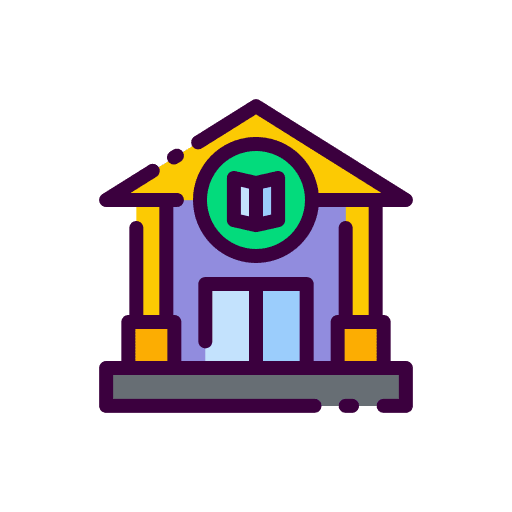 Library knowledge education read icon