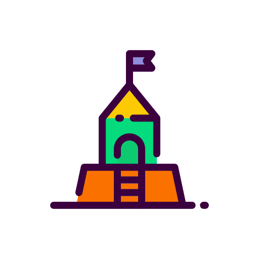 Playground amusement park entertainment playground icon