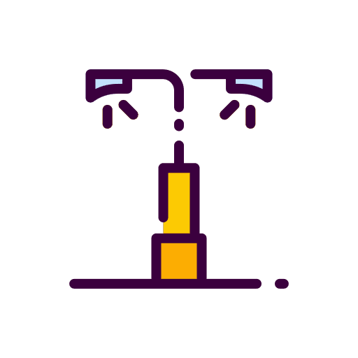 Street light street light lamp post electricity icon
