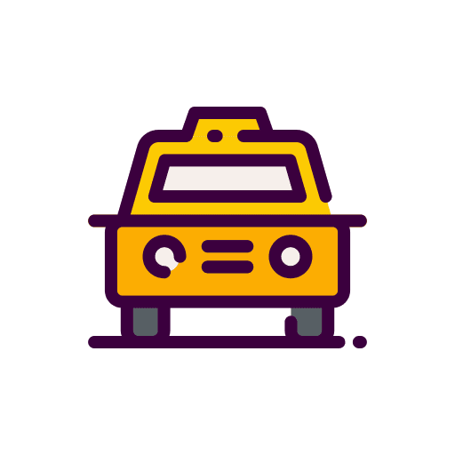 Taxi taxi cab public transport icon