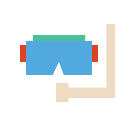 Scuba diving diving mask scuba diving diving goggles icon