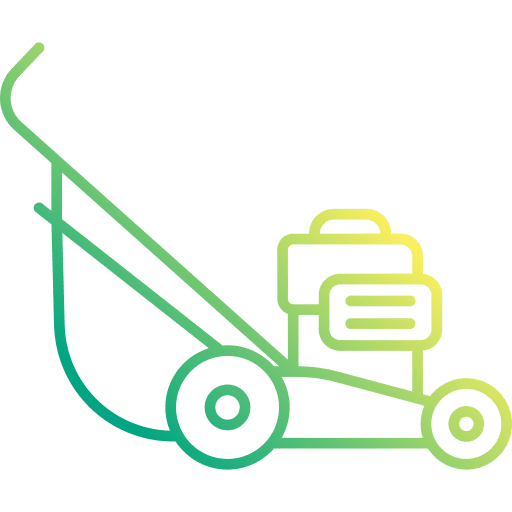 Lawn mower electronics machine farming and gardening icon