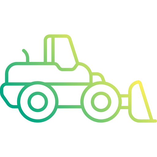 Loader transportation loader farming and gardening icon