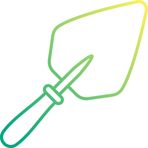 Trowel trowel farming and gardening ground icon Trowel trowel farming and gardening ground icon