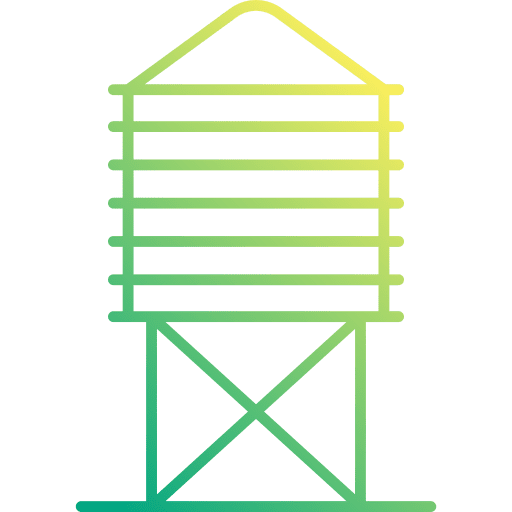 Water tank water tower storage reservoir icon Water tank water tower storage reservoir icon