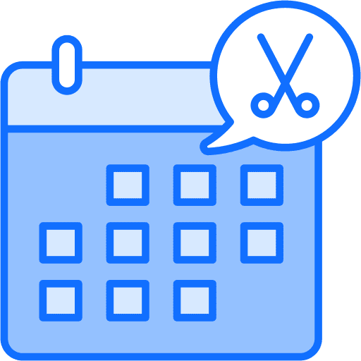 Appointment schedule appointment time and date icon