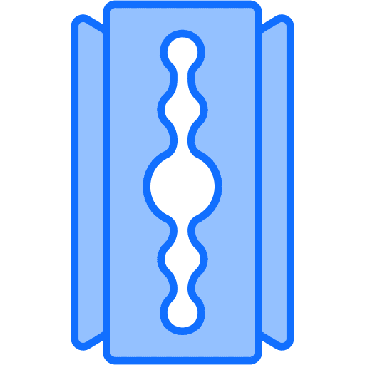 Razor blade razorblade cutting barbershop icon