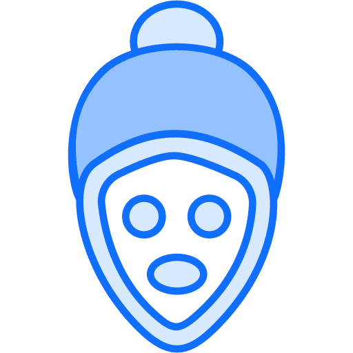 Facial mask face mask facial treatment spa icon