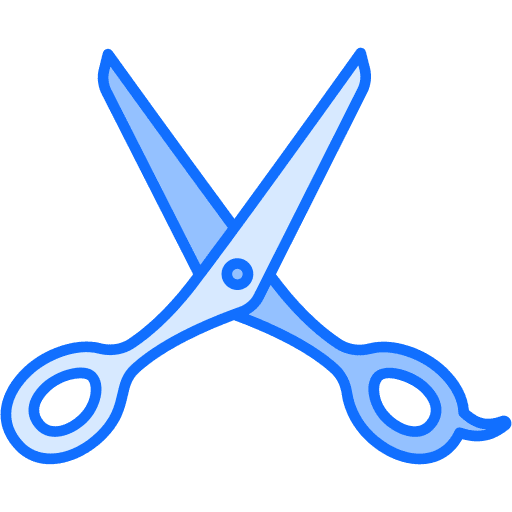 Scissors cutting scissors hair salon icon