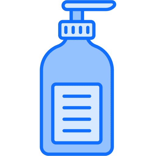 Shampoo bottle liquid shampoo icon