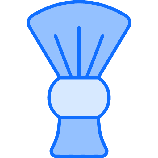 Shaving brush grooming shaving brush beauty icon