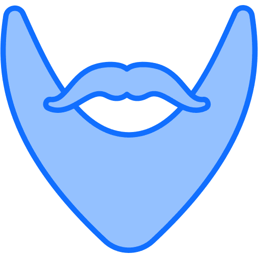 Beard moustache beard mustache icon