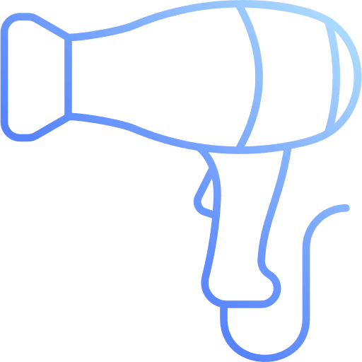 Hair dryer hair salon hair dryer technology icon