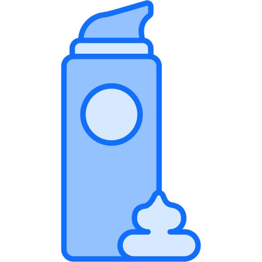 Shaving cream foam barber moisturizer icon