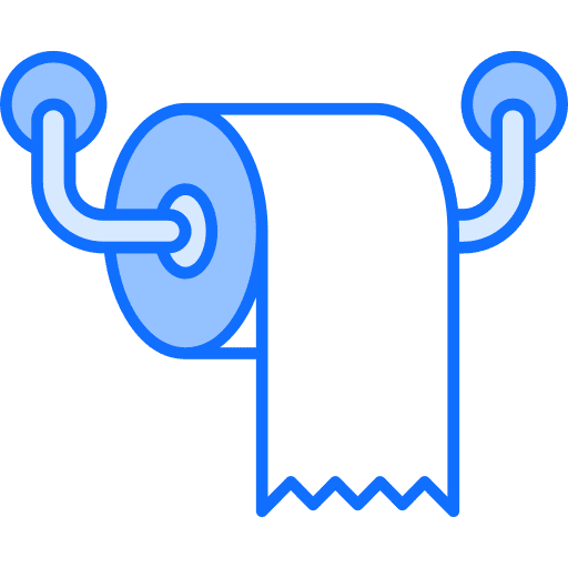 Tissue roll paper roll miscellaneous restroom icon