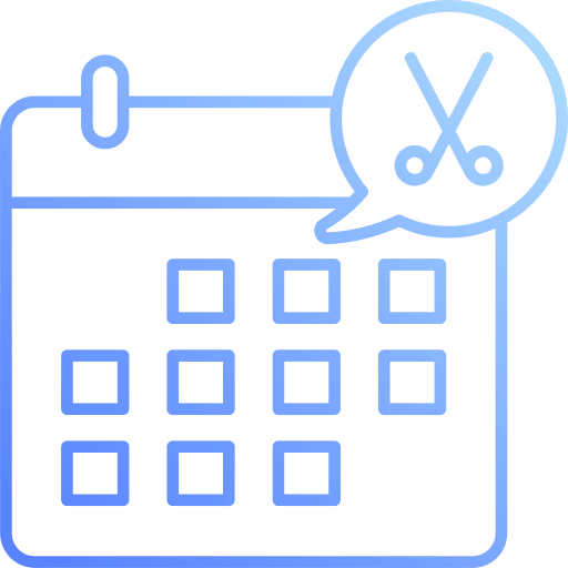 Appointment hairdresser beauty calendar icon Appointment hairdresser beauty calendar icon