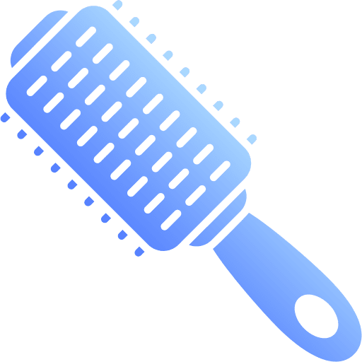 Hair brush hair brush tools hair salon icon