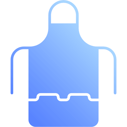 Apron apron cleaning uniform icon