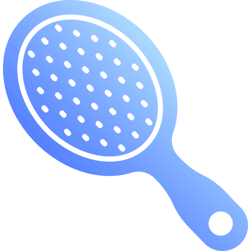 Hair brush barbershop hair brush grooming icon