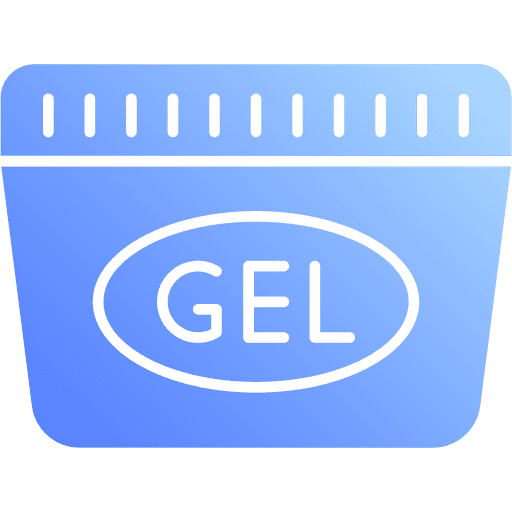 Hair gel grooming hair salon cream icon