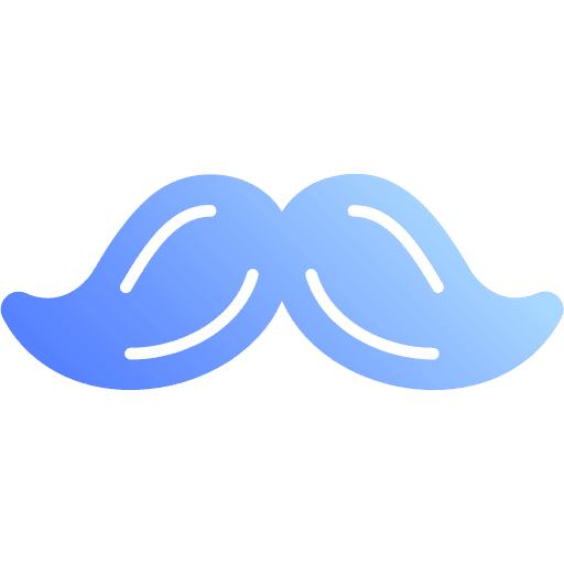 Moustache facial hair fashion grooming icon