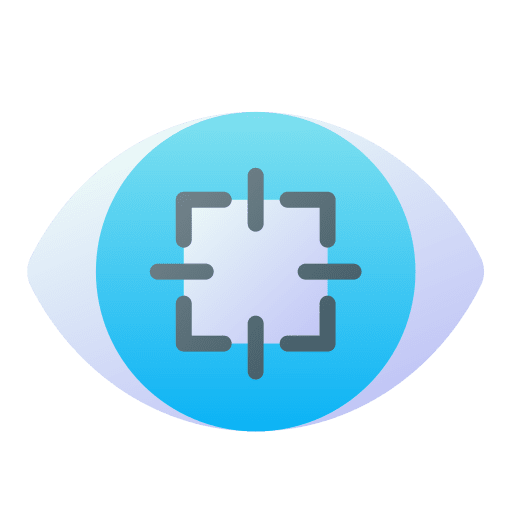Sight precision concentration sight icon