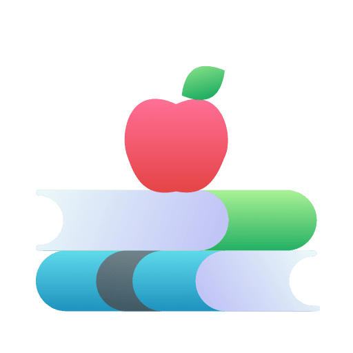 Knowledge fruit book study icon Knowledge fruit book study icon