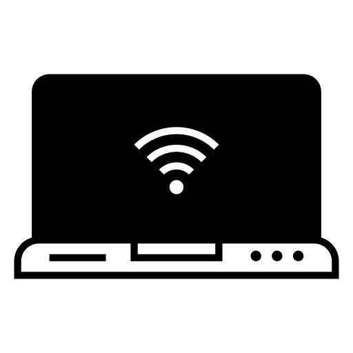 Laptop electronics ui wifi connection icon