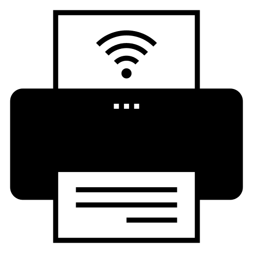 Printer internet of things connectivity electronics icon