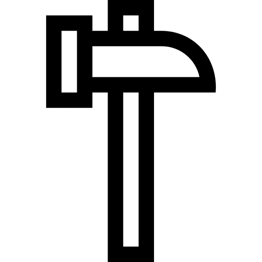 Hammer construction and tools hammer repair icon